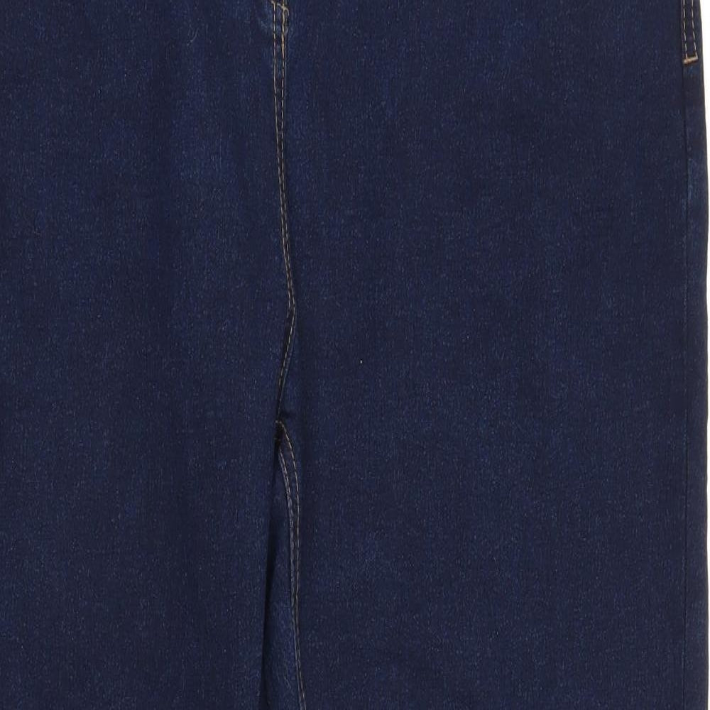 Yours Womens Blue  Denim Bootcut Jeans Size 22 L29 in