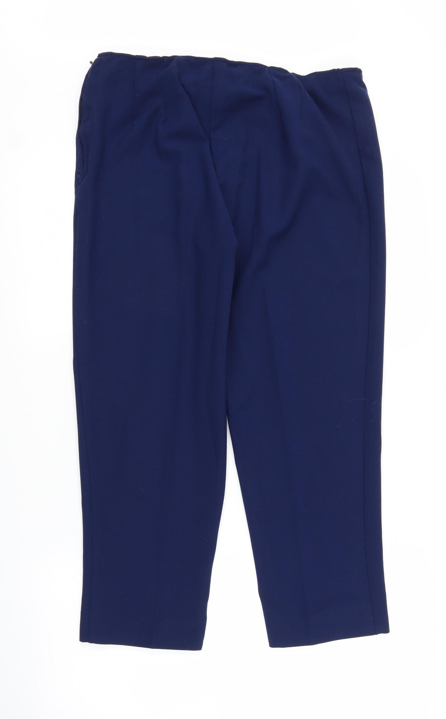 Preworn Womens Blue   Capri Trousers Size L L24 in