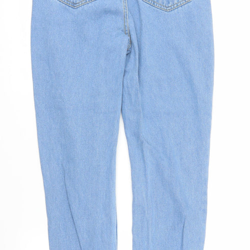 Boohoo Womens Blue  Denim Mom Jeans Size 8 L26 in
