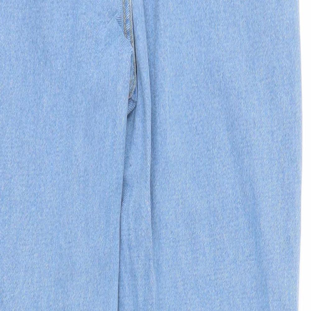 Boohoo Womens Blue  Denim Mom Jeans Size 8 L26 in