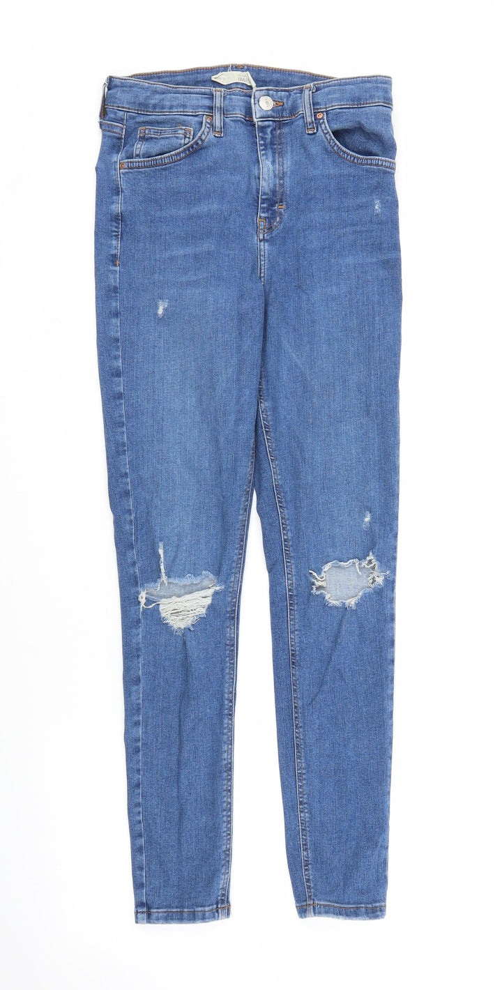 Topshop Womens Blue Denim Jegging Jeans Size 28 in L27 in