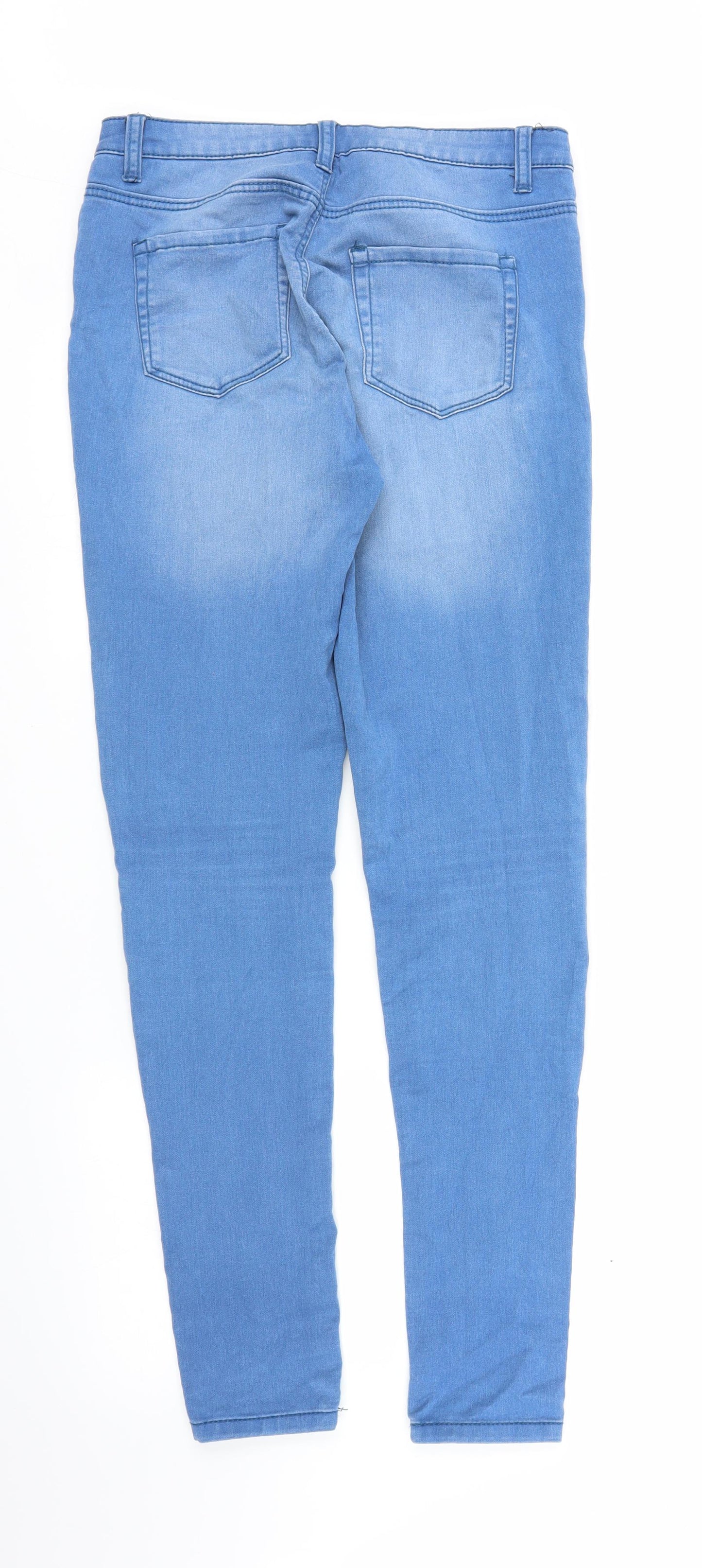 Primark Womens Blue  Denim Jegging Jeans Size 12 L29 in