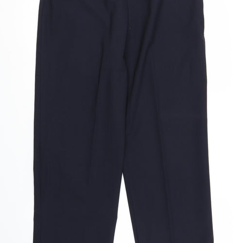 Preworn Womens Blue   Capri Trousers Size L L25 in