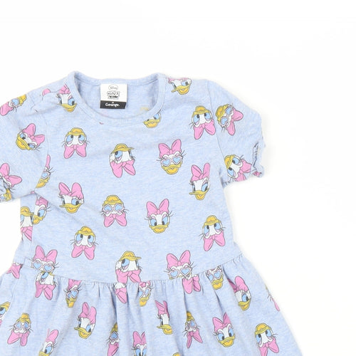 George Girls Blue   A-Line  Size 4-5 Years  - Disney. Daisy Duck