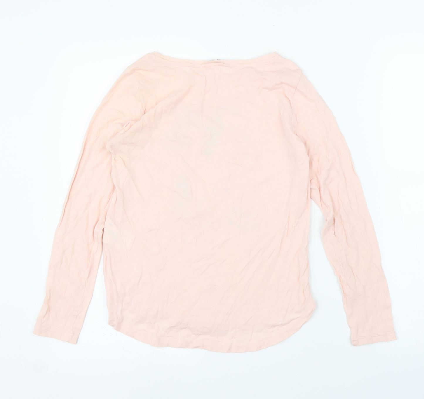 H&M Girls Pink   Basic T-Shirt Size 11 Years  - Unicorn