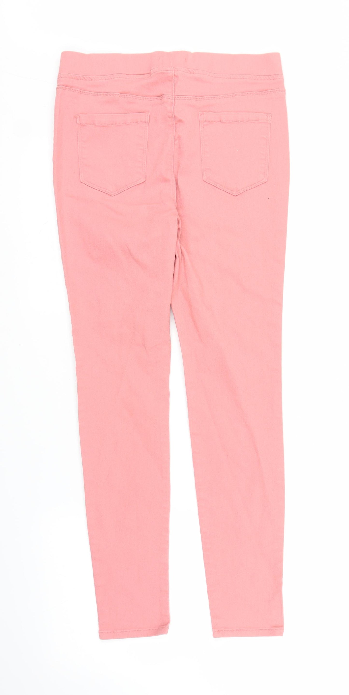 Pep&Co Womens Pink  Denim Jegging Jeans Size 14 L26 in