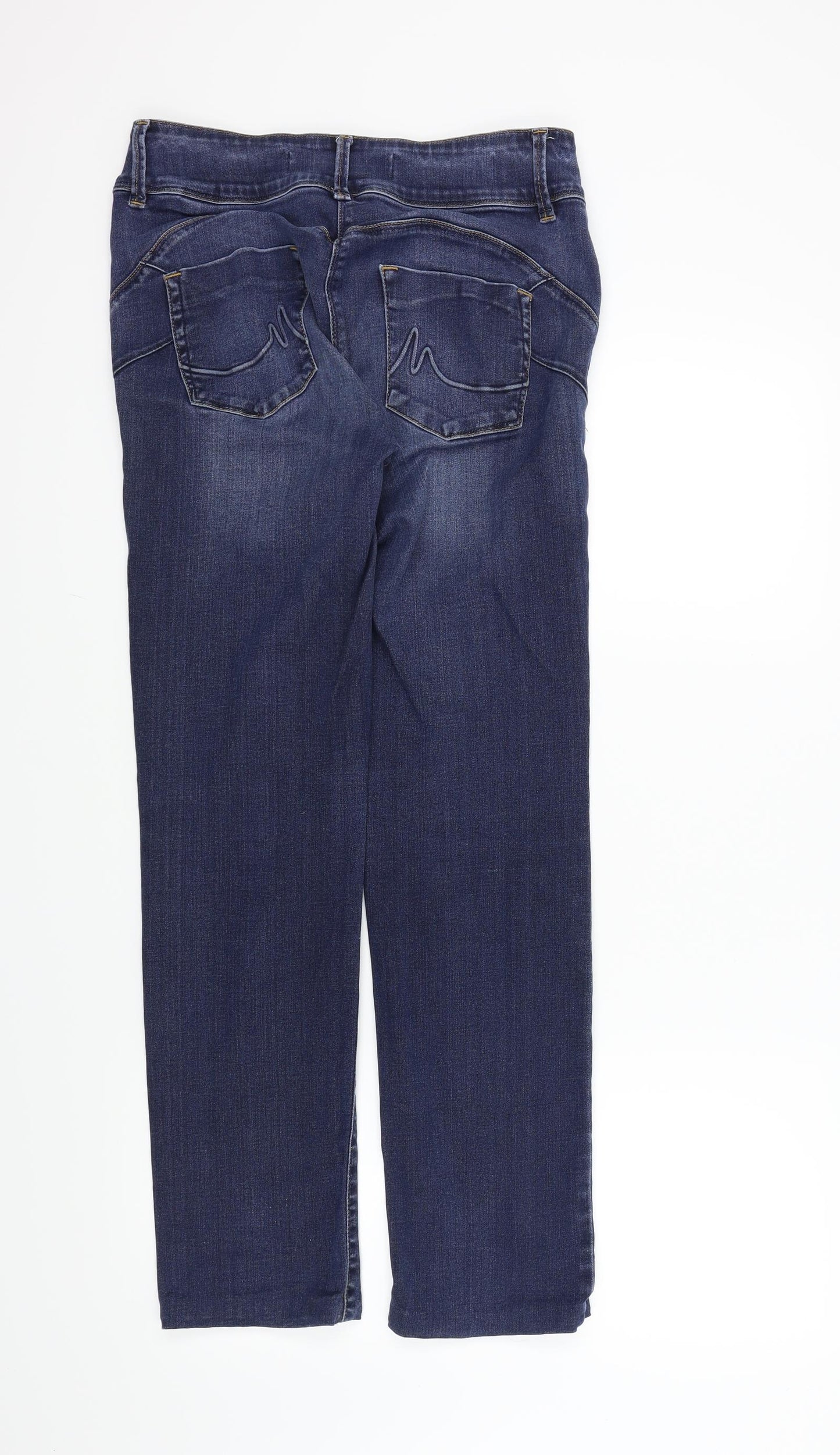 NEXT Womens Blue   Straight Jeans Size 12 L29 in