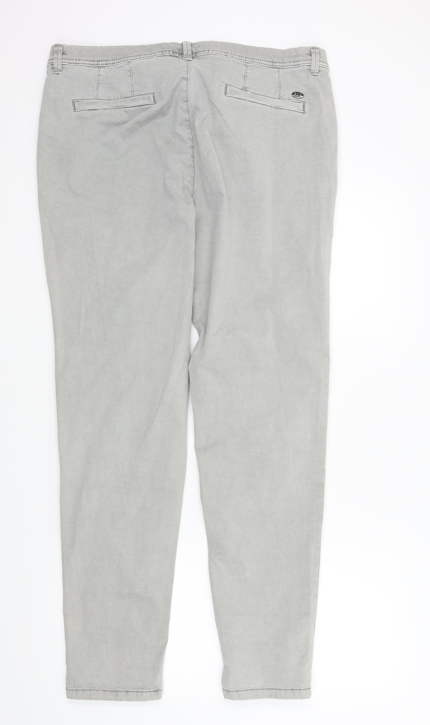 EDC Womens Grey   Straight Jeans Size 32 in L30 in