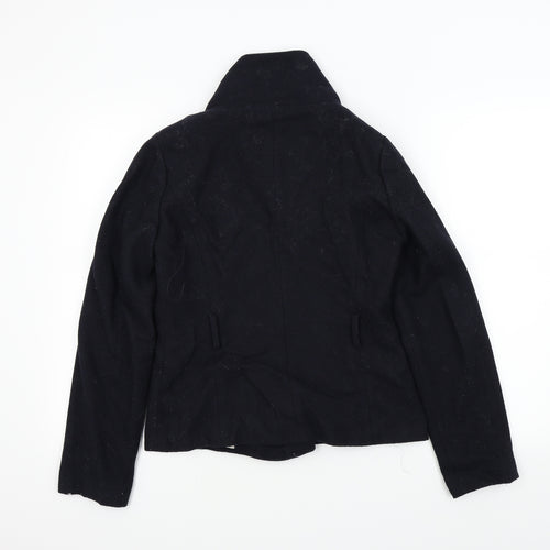H&M Womens Blue   Jacket Coat Size 38