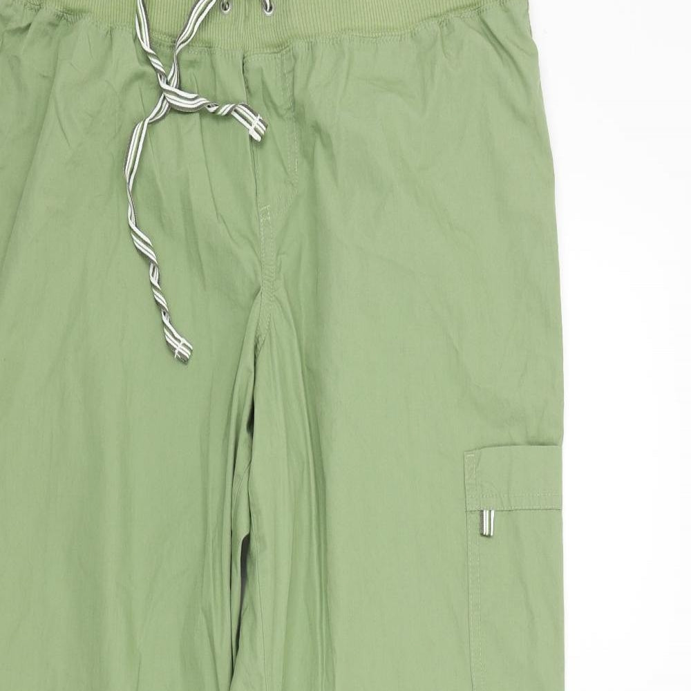 M&S Womens Green   Trousers  Size 14 L29 in