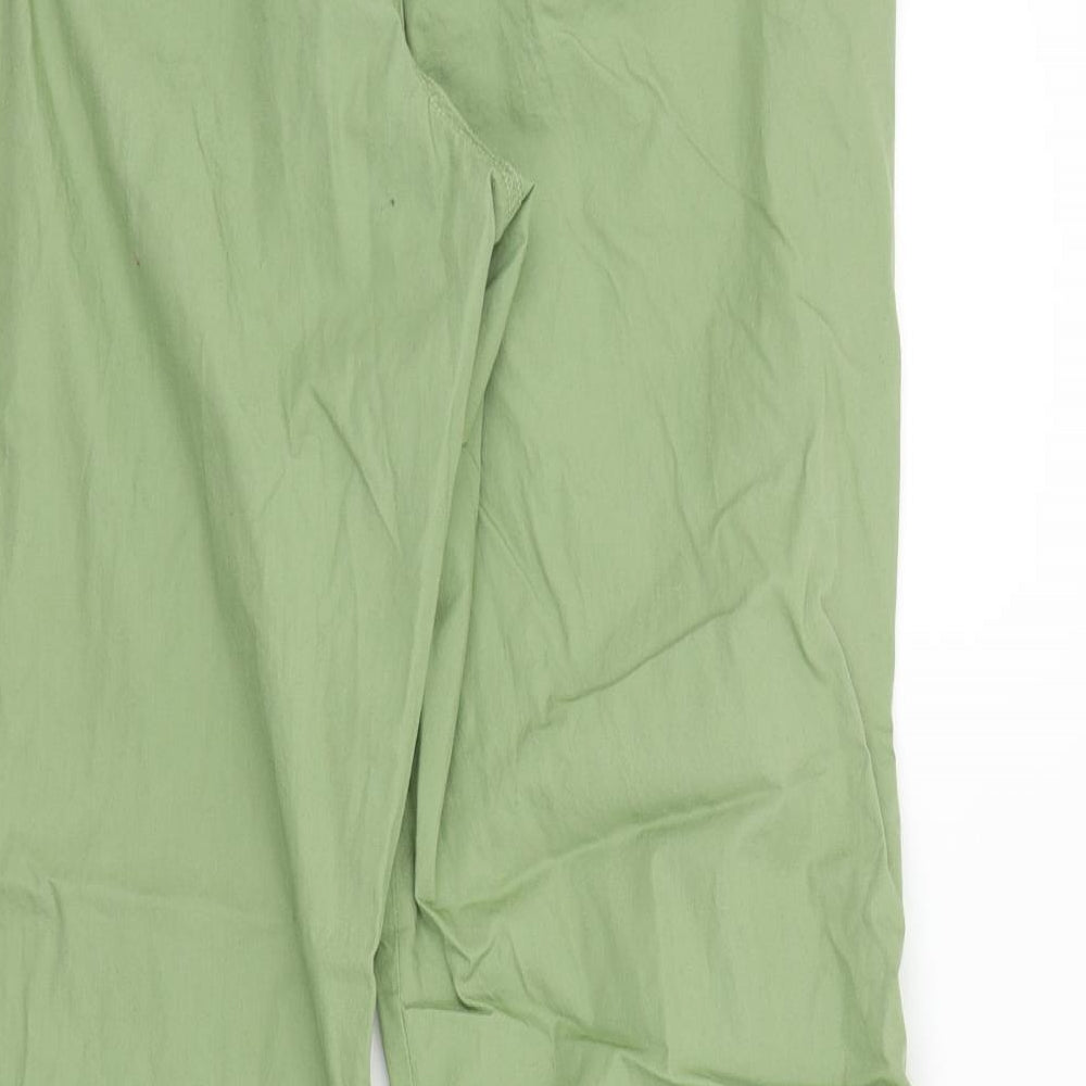 M&S Womens Green   Trousers  Size 14 L29 in