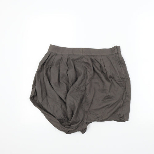 warhouse Womens Grey Colourblock  Hot Pants Shorts Size 12