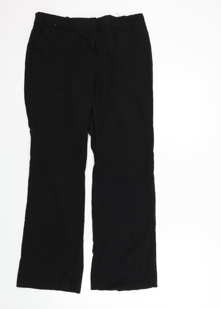NEXT Womens Black   Trousers  Size 12 L29 in