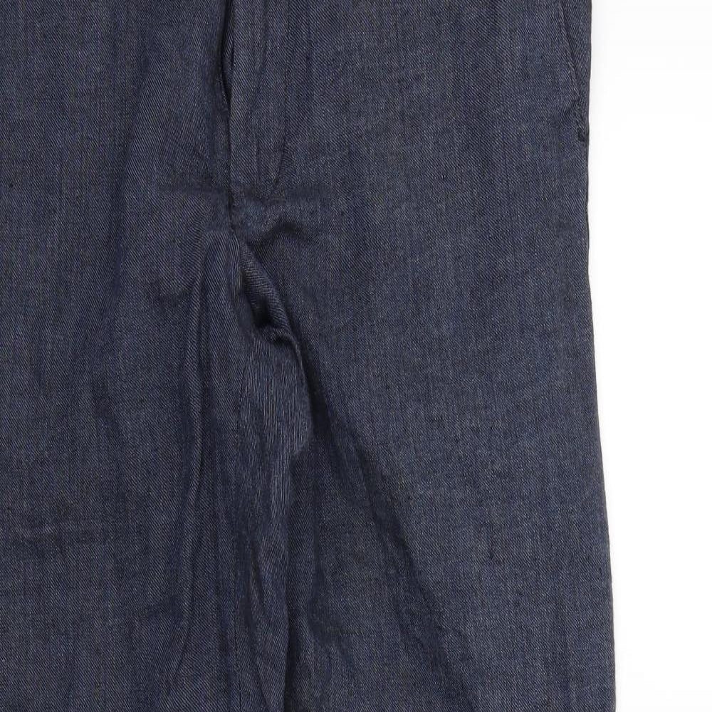 M&S Mens Blue   Trousers  Size 32 in L28 in