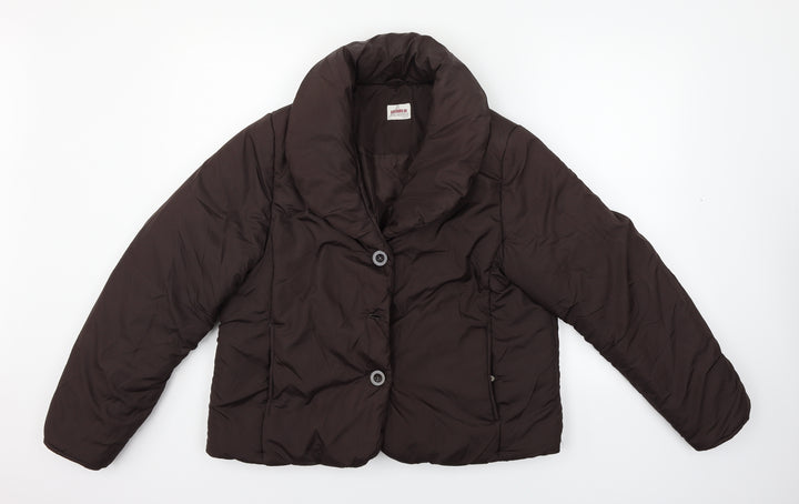 Colours of The World Womens Brown   Jacket Coat Size M