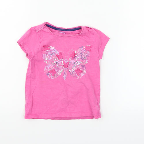 F&F Boys Pink   Basic T-Shirt Size 24 Months