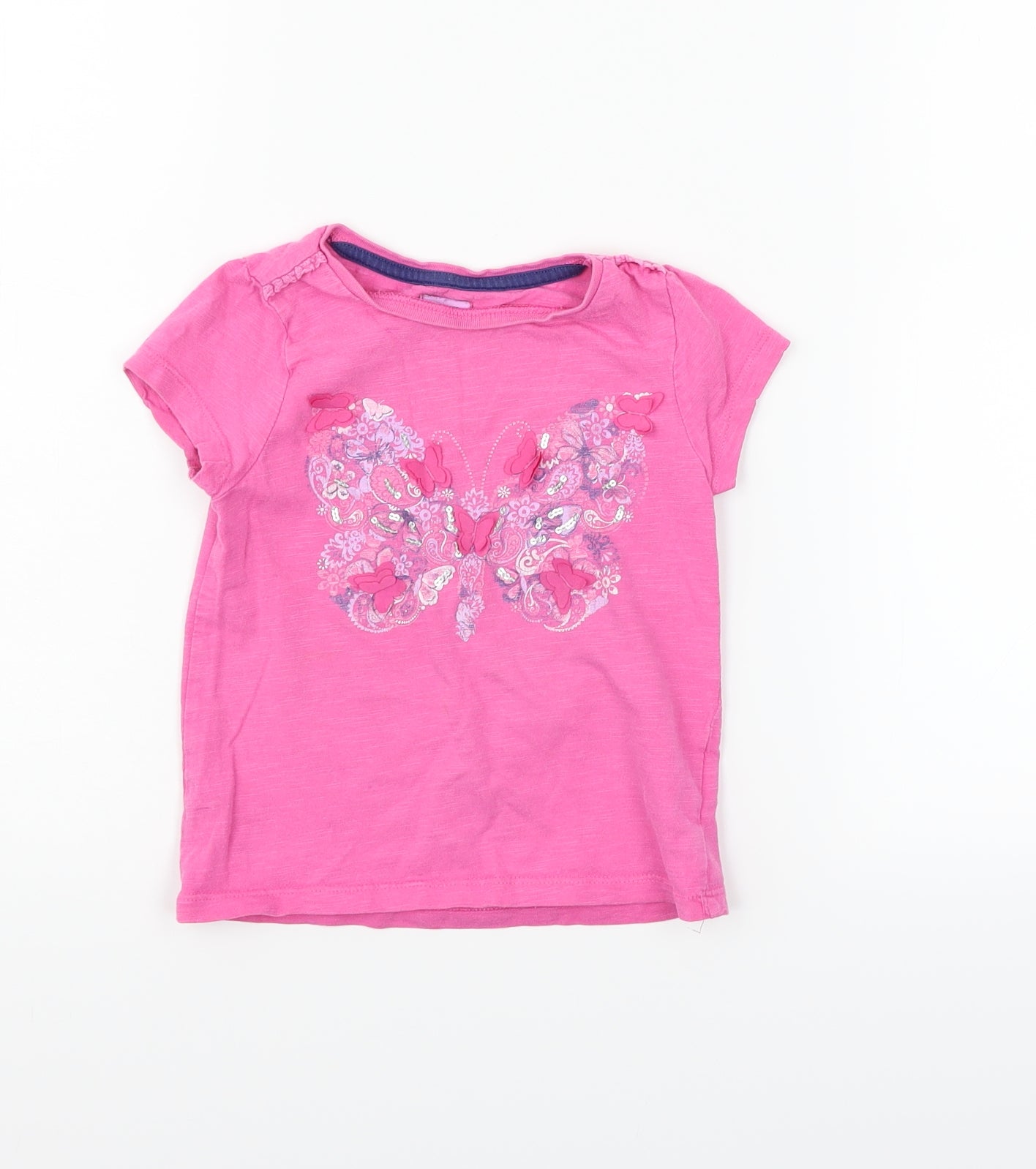 F&F Boys Pink   Basic T-Shirt Size 24 Months