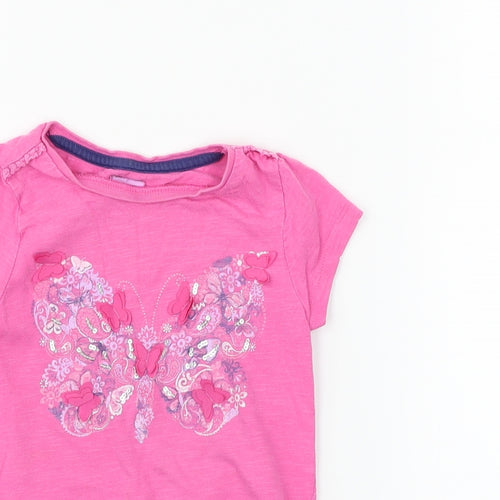 F&F Boys Pink   Basic T-Shirt Size 24 Months