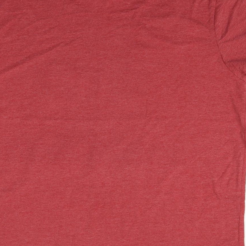 Mario Womens Red   Basic T-Shirt Size 2XL