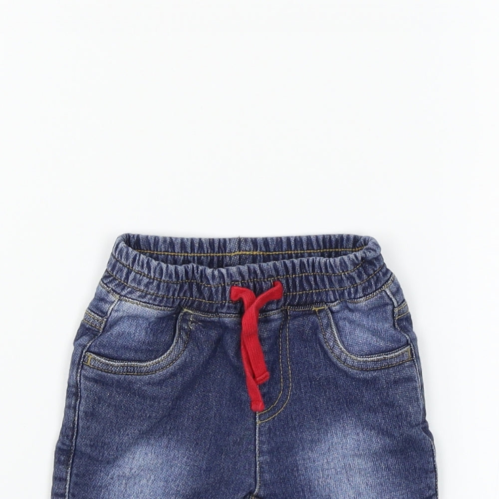 Mothercare Boys Blue   Capri Jeans Size 0-3 Months