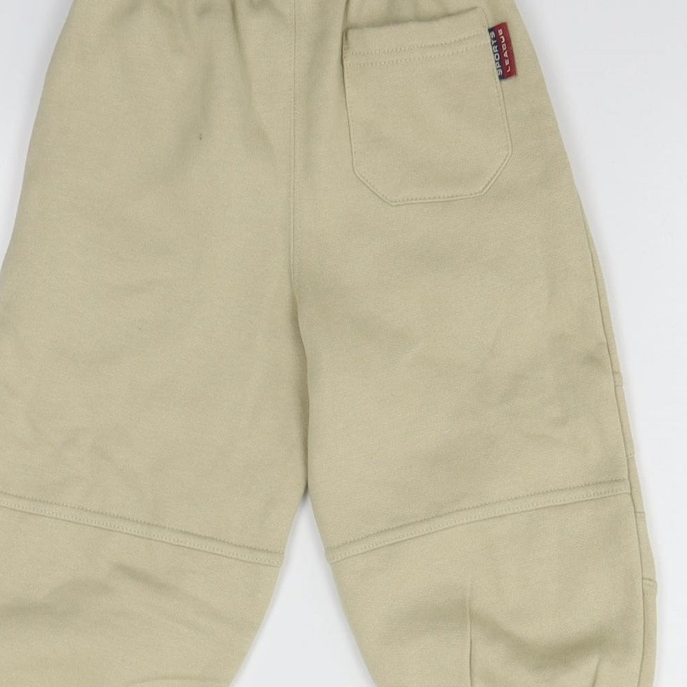 TESCO Boys Beige   Jogger Trousers Size 18-24 Months