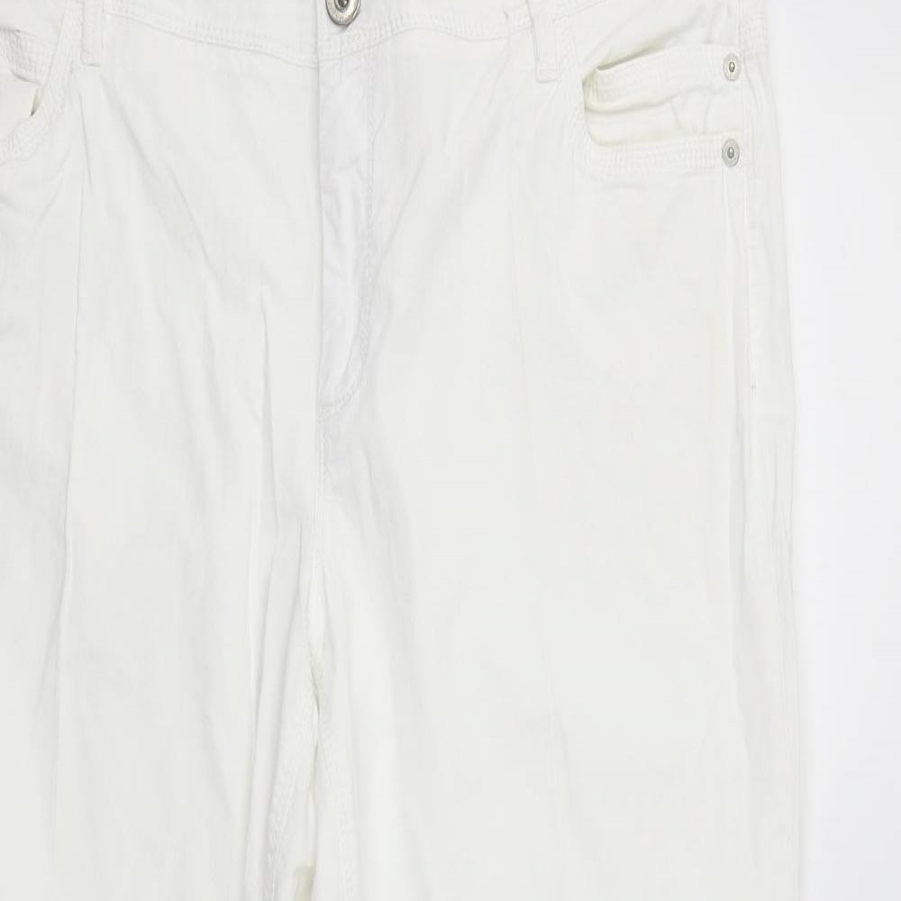 GARDEUR Womens White   Straight Jeans Size 22 L28 in