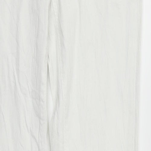 cubas as Womens White   Straight Jeans Size 26 in L29 in