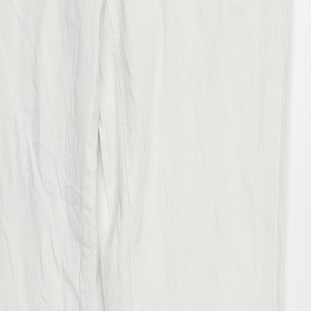 cubas as Womens White   Straight Jeans Size 26 in L29 in