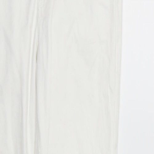 deniem & co Womens White   Straight Jeans Size 12 L29 in