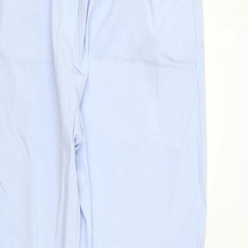 Preworn Womens Blue   Trousers  Size 32 in L30 in - Elastic Waist Band