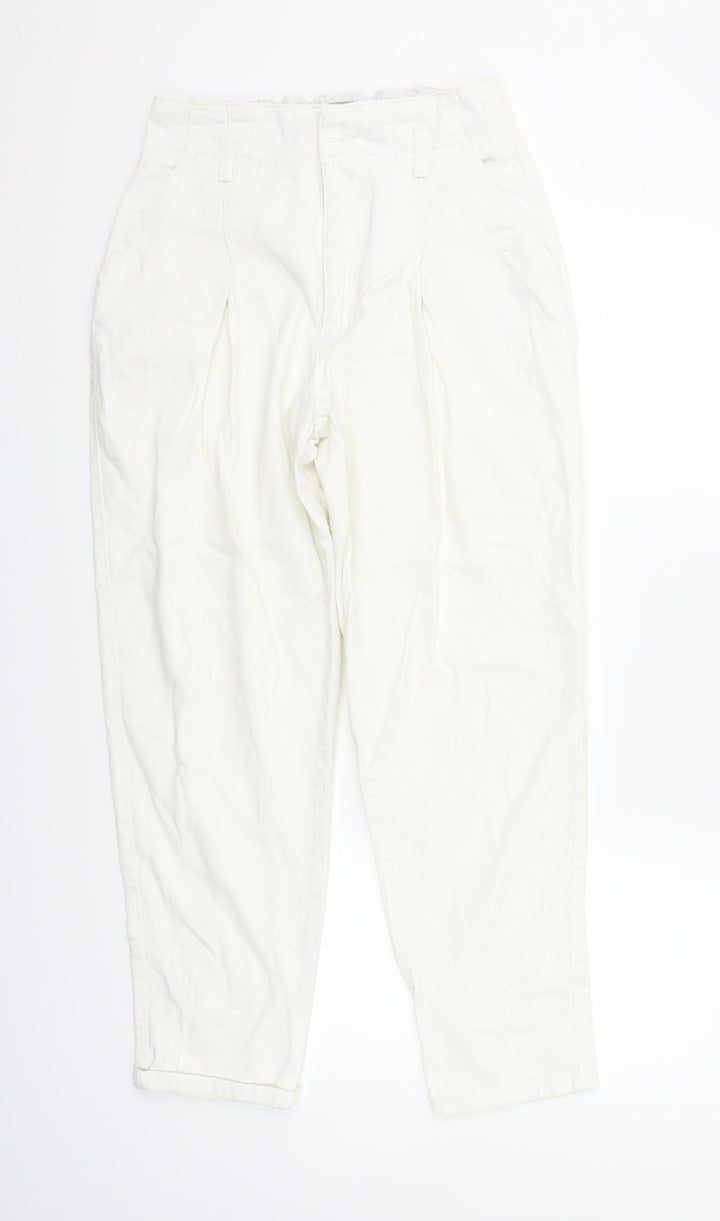 New Look Womens Beige Straight Jeans Size 10 L27 in