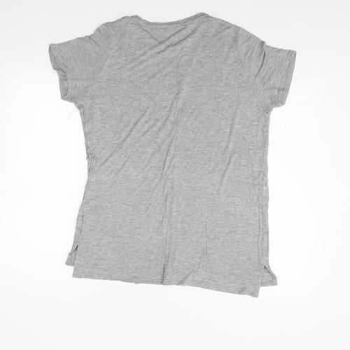 Studio Womens Grey   Basic T-Shirt Size 12