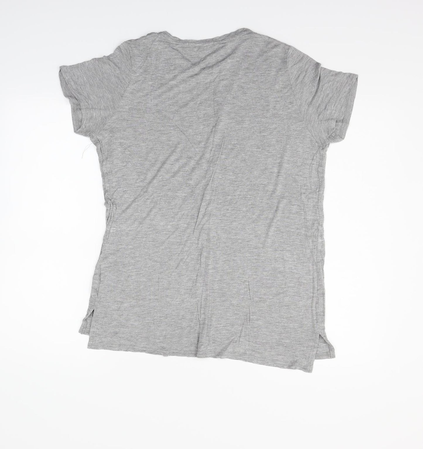 Studio Womens Grey   Basic T-Shirt Size 12