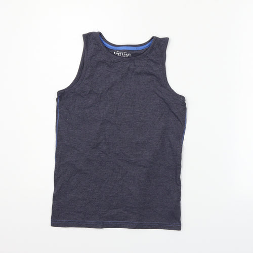 F&F Girls Grey   Basic Tank Size 9-10 Years