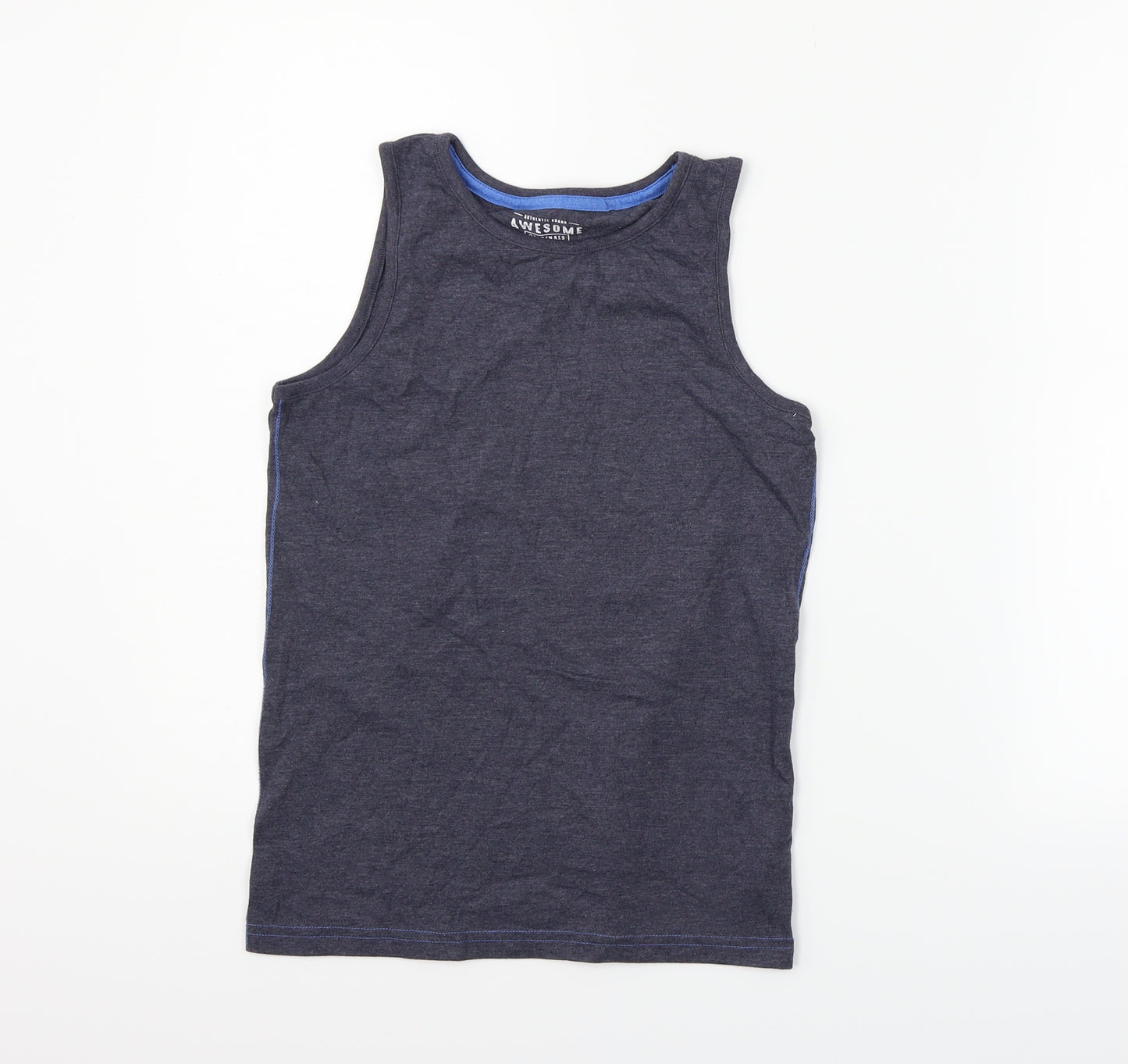 F&F Girls Grey   Basic Tank Size 9-10 Years