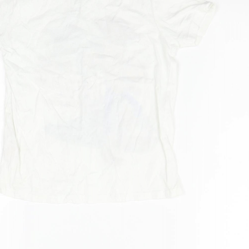 Primark Girls White   Basic T-Shirt Size 6-7 Years  - toystory