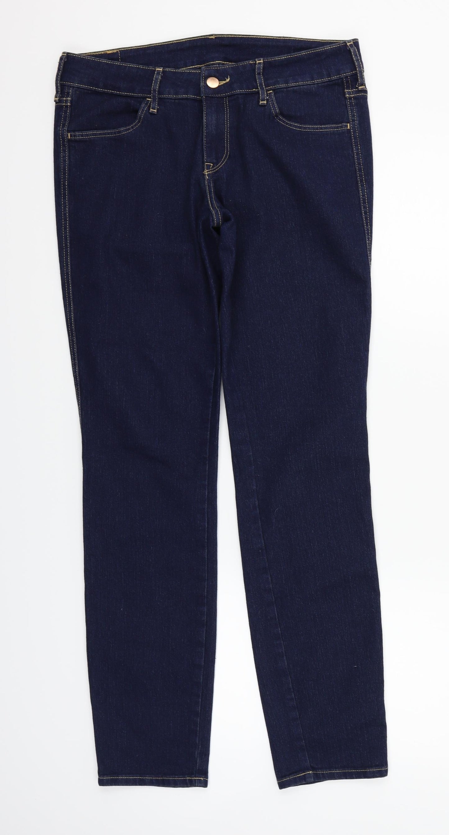 &DENIM Womens Blue   Straight Jeans Size 30 in L32 in