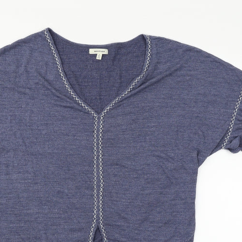 Max Studio Womens Blue   Pullover Jumper Size S