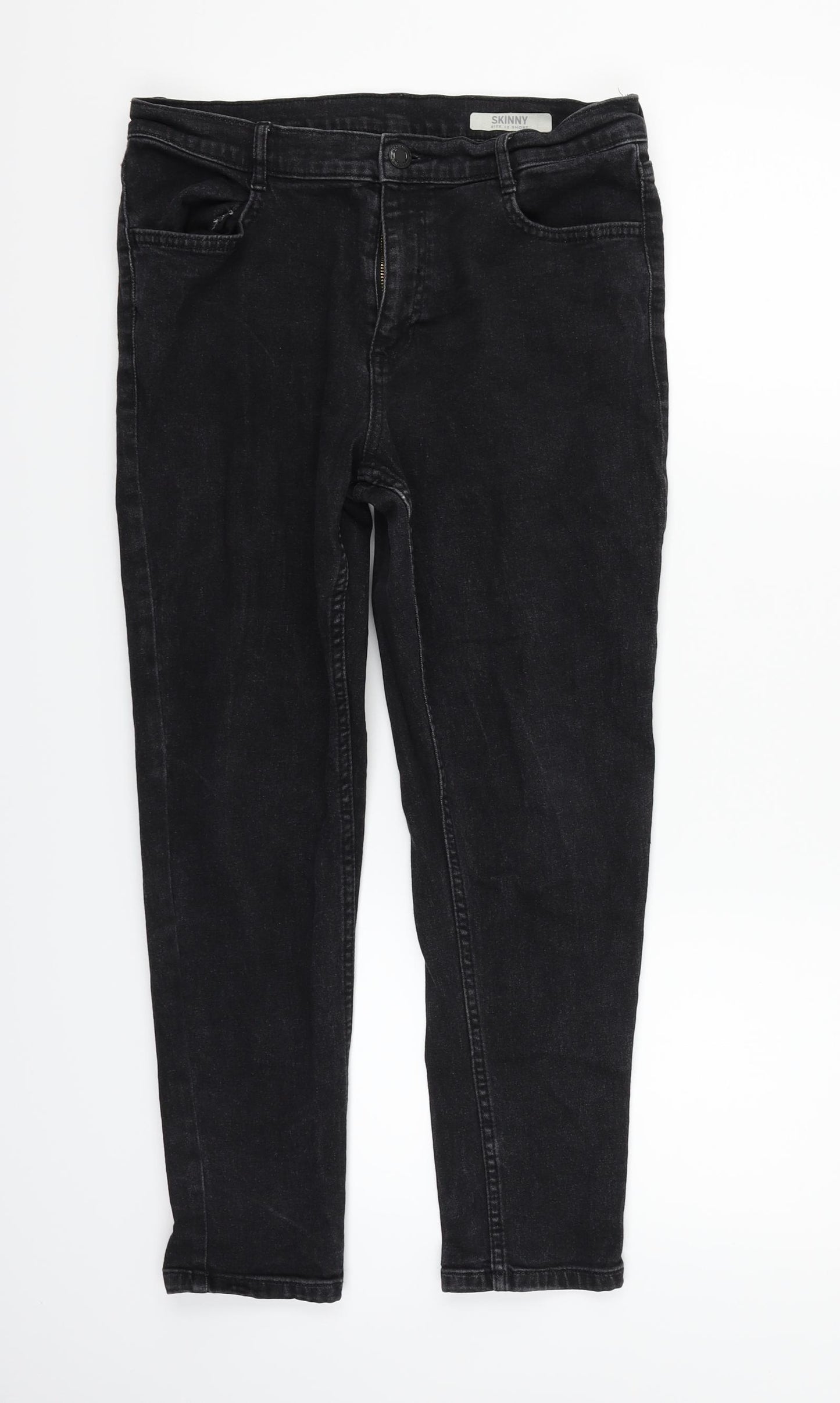 Marks and Spencer Womens Black   Trousers  Size 12 L24 in
