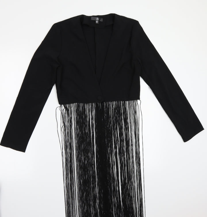 Missguided Womens Black Cardigan Jumper Size 10