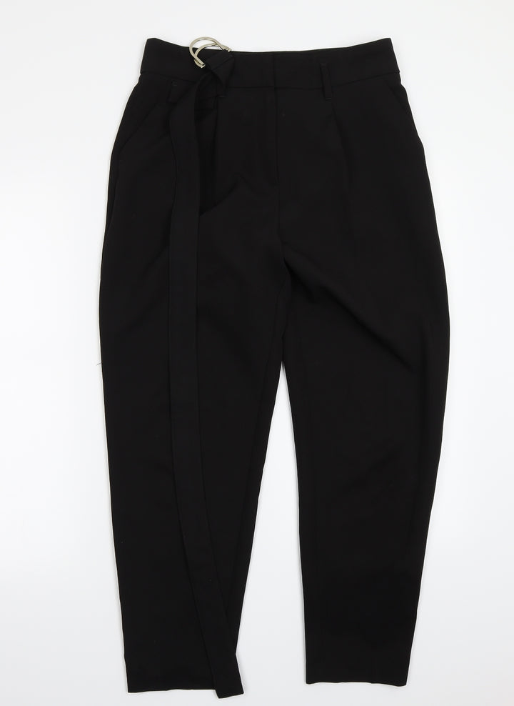 F&F Womens Black Trousers Size 10 L27 in