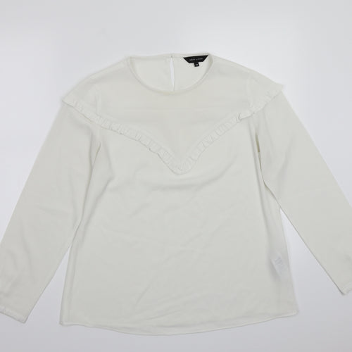 newlook Womens White   Basic T-Shirt Size 10