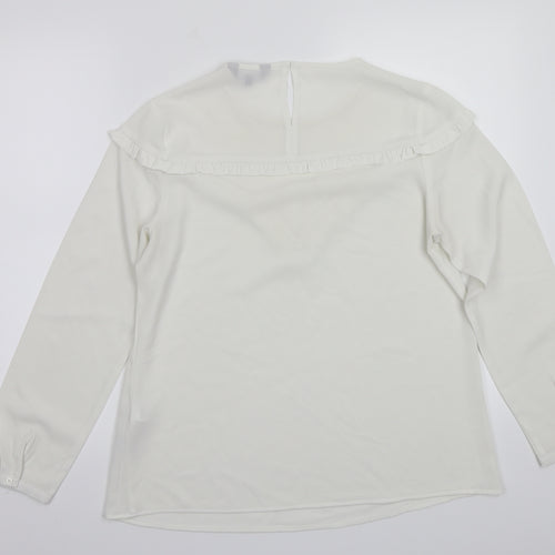 newlook Womens White   Basic T-Shirt Size 10