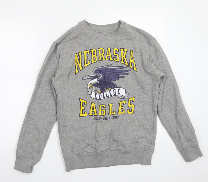F&F Womens Grey   Pullover Jumper Size S