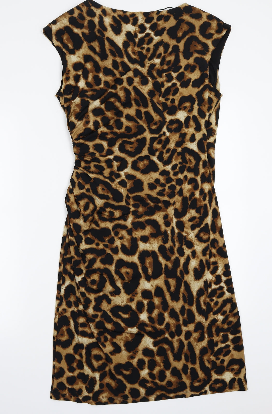Ronni Nicole Womens Blue Animal Print  A-Line  Size 14