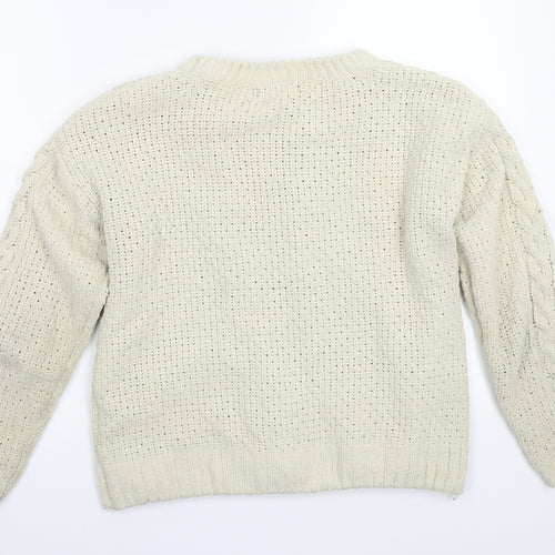 Primark Womens Beige   Pullover Jumper Size 2XL