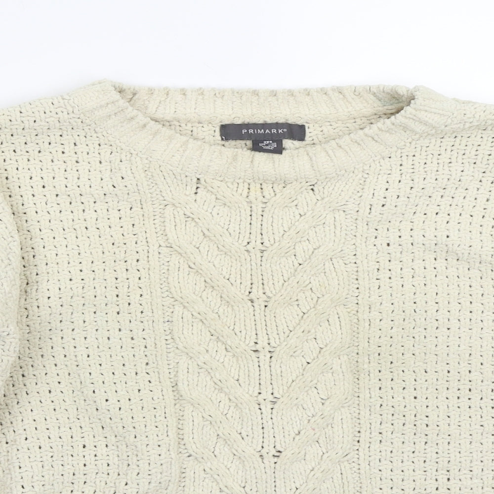 Primark Womens Beige   Pullover Jumper Size 2XL