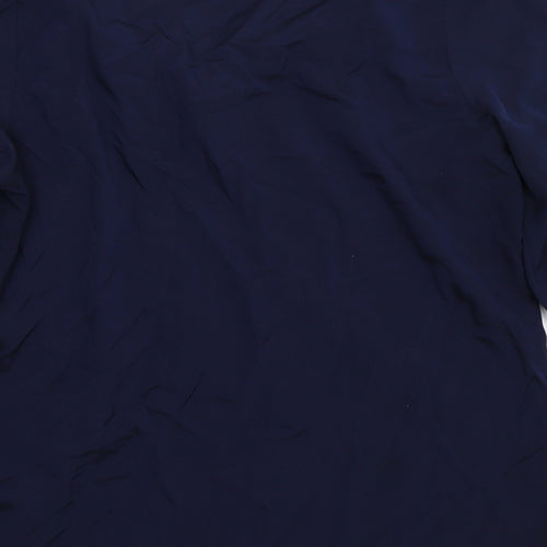 Villa Womens Blue   Basic Blouse Size 14