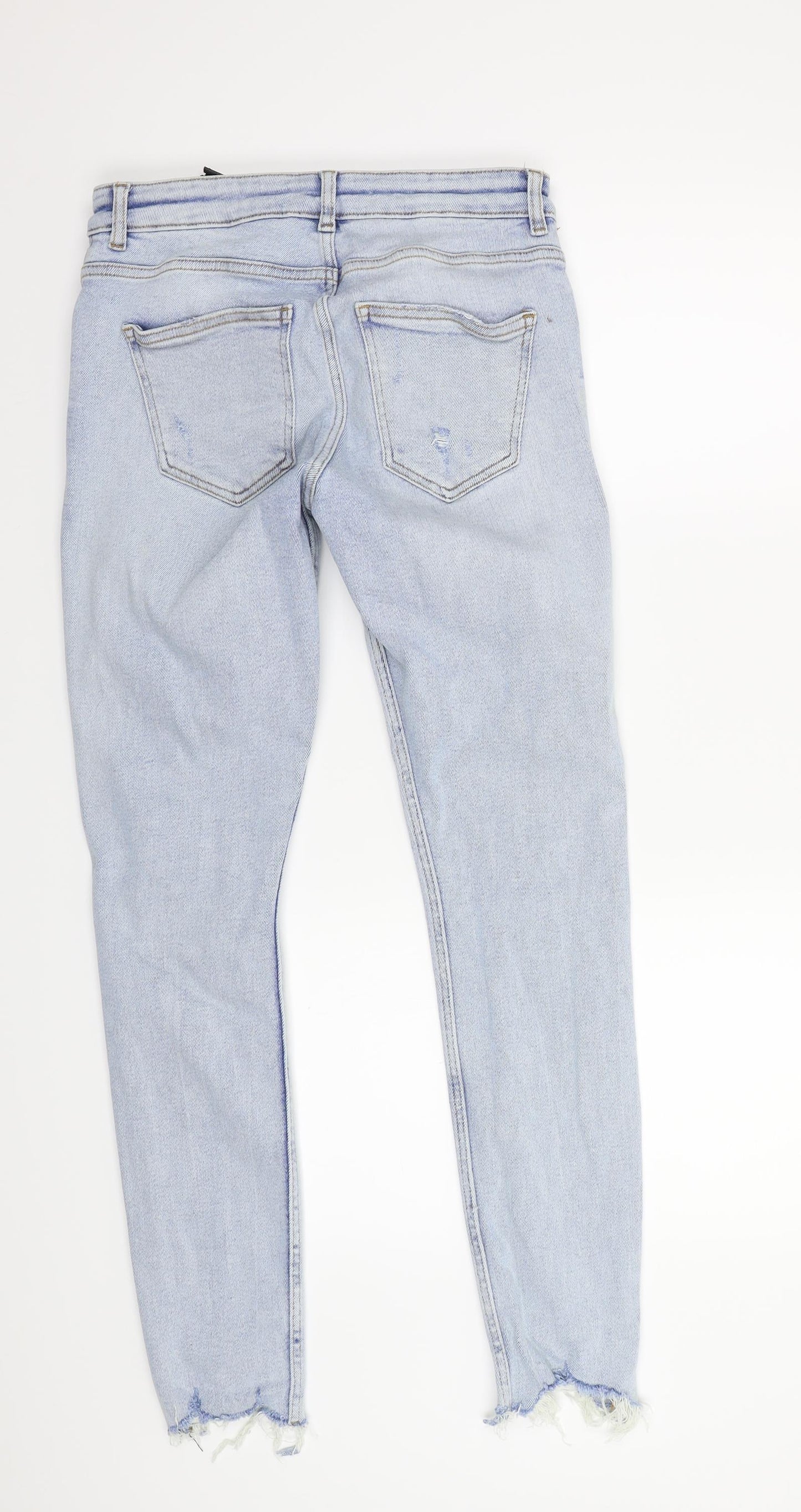 Zara Womens Blue   Straight Jeans Size 8 L30 in