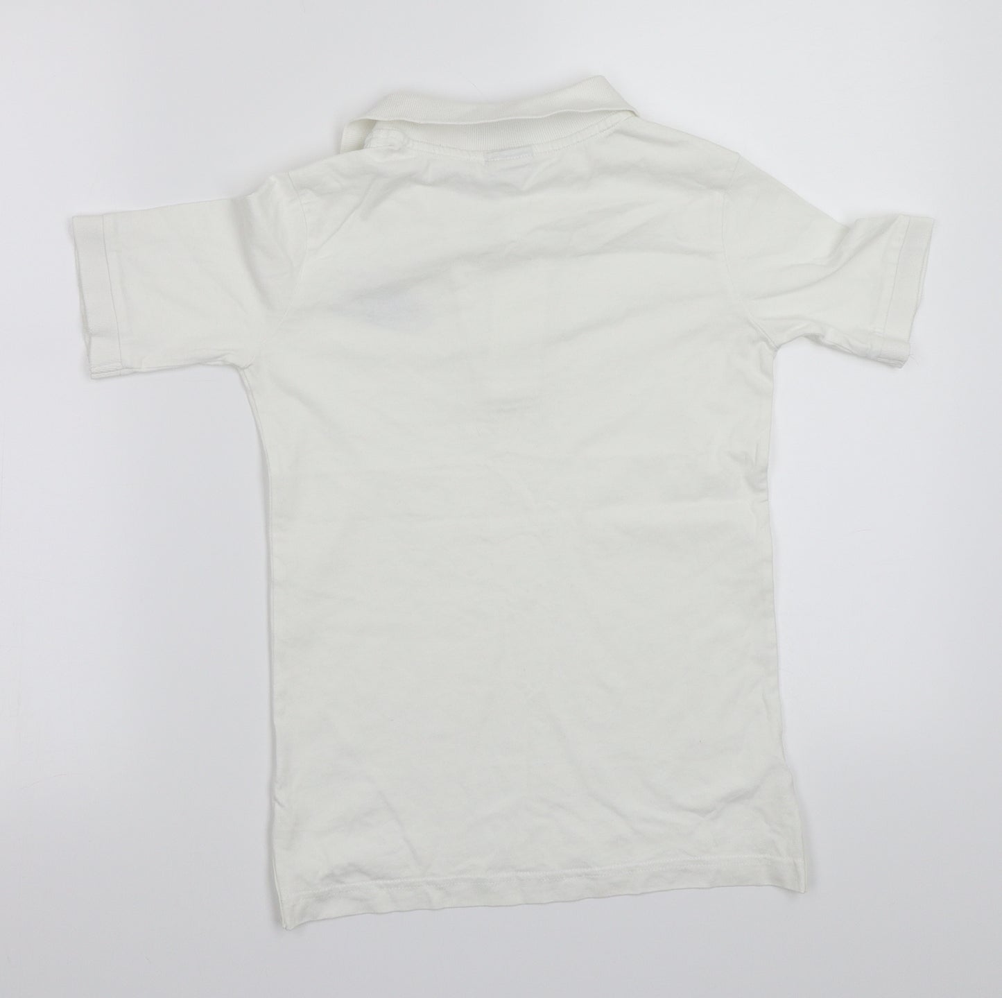 Nike Womens White  Canvas Basic T-Shirt Size S